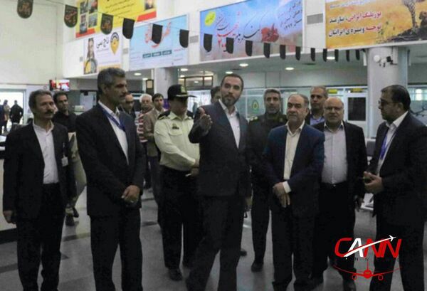 افتتاح چند پروژه فرودگاه بیرجند با حضور اسفندیاری