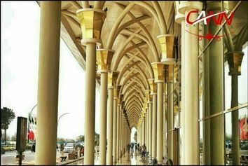 بازدید معاون برنامه ریزی و نظارت شرکت فرودگاه‌ها از پروژه بزرگ محوطه سازی فرودگاه مشهد