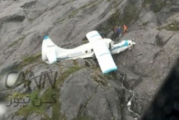 دو هواپیمای آب‌نشین در آسمان آلاسکا به هم برخورد کردند