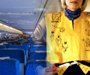 کاربرد جلیقه‌های نجات در هواپیما 