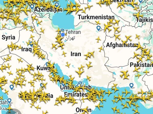 خودداری شرکت‌های هواپیمایی خارجی از عبور از حریم هوایی غرب ایران

