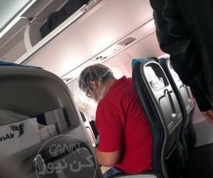 پرواز آبادان-اصفهان هم اکنون و مراقبت مسافر از کرونا در هواپیما در اولین ساعات سال٩٩