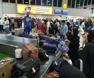 شلوغی عجیب و بهم ریختگی در مهرآباد