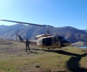 نجات جان مادر باردار با اعزام بالگرد به منطقه صعب‌العبور مازه پاره