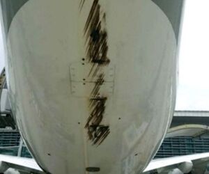 صدمه دیدن ایرباس قطری به دلیل Tail strike