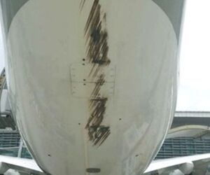 صدمه دیدن ایرباس قطری به دلیل Tail strike