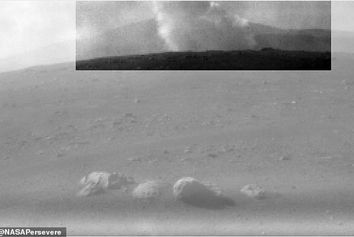 ناسا تصاویری از محل سقوط سیستم "اسکای کرین" مریخ‌نورد "استقامت" منتشر کرد