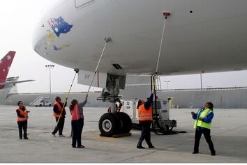 شست‌وشوی ایرباس 380 دردوران فراغت