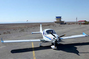 سقوط یک هواپیمای آموزشی فوق سبک در شهرکرد