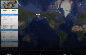 بابانوئل روی رادار پروازها!