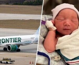 زن باردار در هواپیما زایمان کرد! 