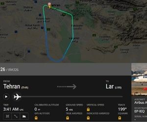 بازگشت پرواز تهران-لارستان ایران ایر به مبدا 