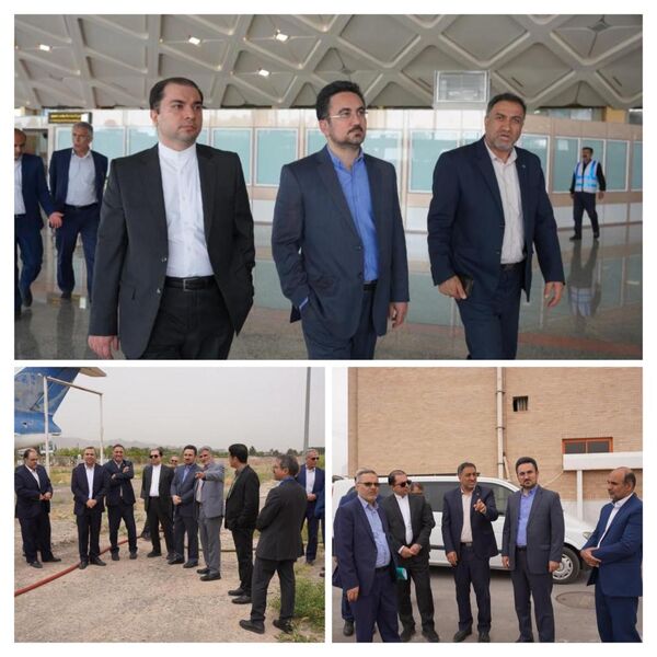 بازدید مدیران ارشد حوزه برنامه ریزی، نظارت و امور اقتصادی شرکت فرودگاه‌ها و ناوبری هوایی ایران از فرودگاه بین‌المللی مشهد 