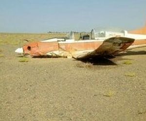 سقوط یک فروند هواپیمای آموزشی در زواره اصفهان + تصاویر