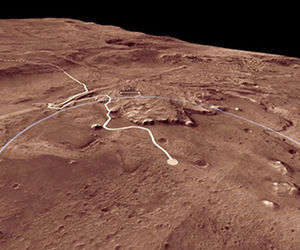 مریخ‌نورد ناسا در رودخانه سیاره سرخ فرود می‌آید