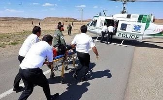 انتقال مصدوم 
سقوط از ارتفاع‌ با هواپیمای اورژانس استان تهران