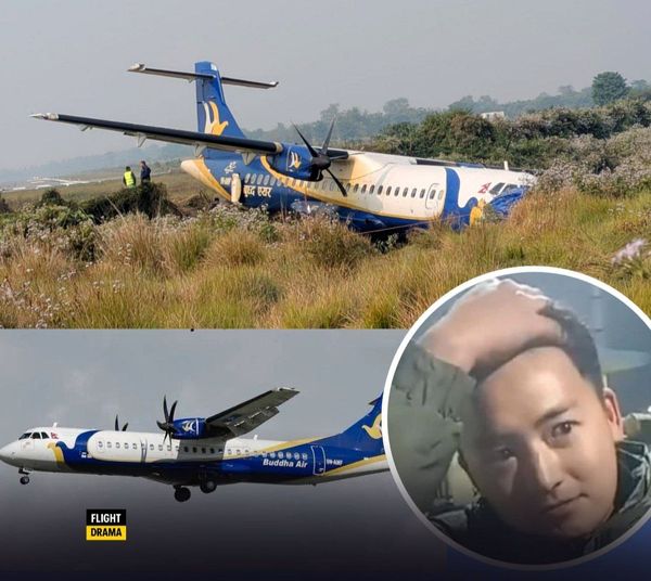 نجات ۵۱ سرنشین با باز کردن درِ اضطراری هواپیما