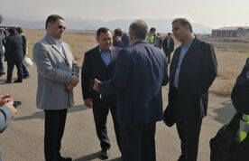 برگزاری رزمایش پدافند زیستی فرودگاه بین المللی شهید مدنی تبریز