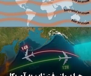 چرا پرواز رفت ژاپن به آمریکا سریع‌تر از برگشت است؟
