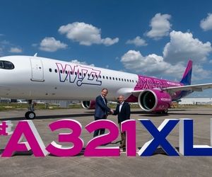 نخستین فروند از هواپیمای ایرباس A321XLR در دستان «ویز ایر»