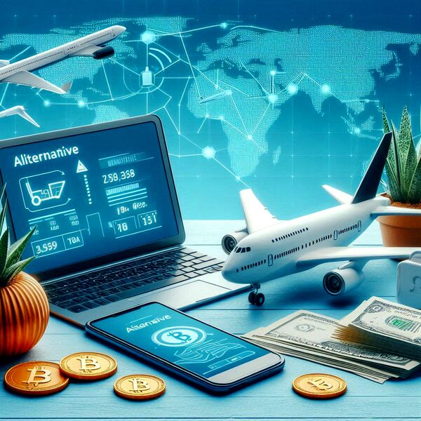 رزرو بلیط هواپیما با بیش از ۱۰۰ نوع ارز دیجیتال