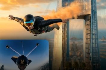 پنج چترباز رکوردشکن در آسمان دبی!