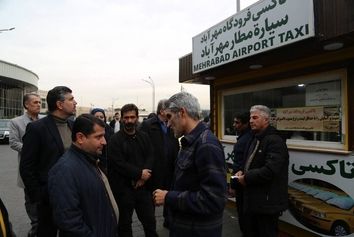 به‌کارگیری ون‌های جدید 
تاکسیرانی در فرودگاه مهرآباد