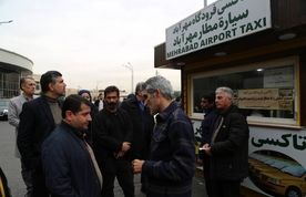 به‌کارگیری ون‌های جدید 
تاکسیرانی در فرودگاه مهرآباد