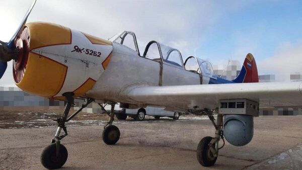 روسیه هواپیمای Yak-52 را به شات‌گان مجهز کرد!


