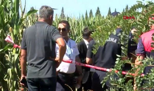 سقوط هواپیمای آموزشی در ترکیه 