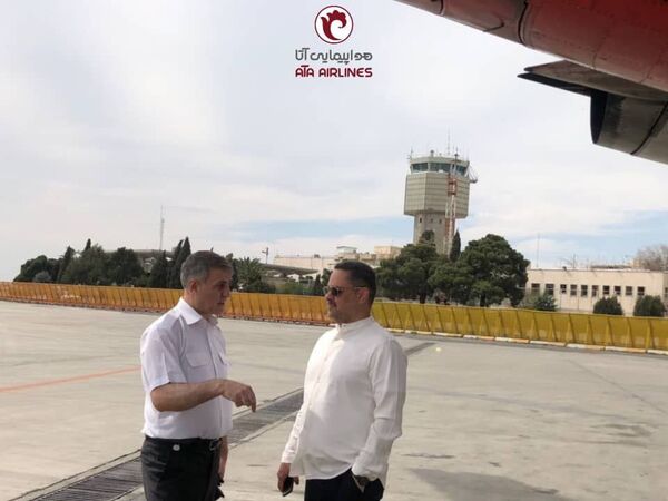 بازدید نوروزی مدیرعامل هواپیمایی آتا از روند خدمات‌رسانی به مسافران در فرودگاه مهرآباد 