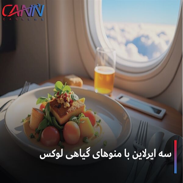 سه ایرلاین با منوهای گیاهی لوکس
